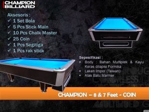 Champion 7-8ft Coin