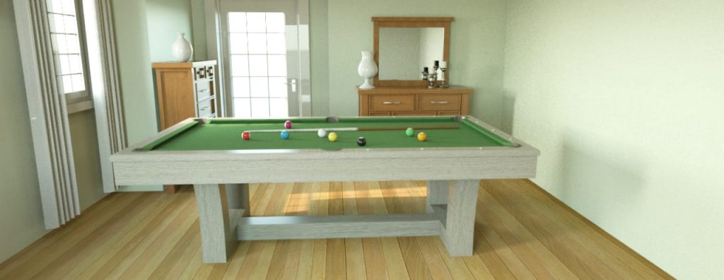 Meja Billiard 3 fungsi makan pingpong billiard