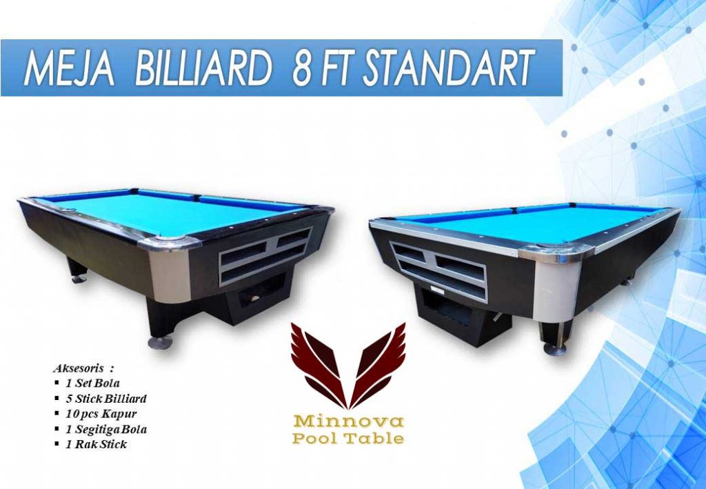 Minnova-Meja-Billiard-8-ft-Standard Non Coin