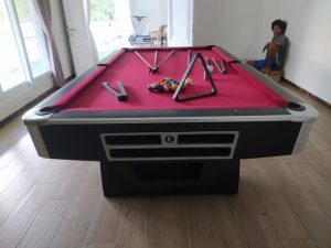 meja billiard minnova kaki lengkung model classic